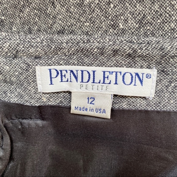 Pendleton Wool Gray Skirt and Blazer set - Picture 10 of 11